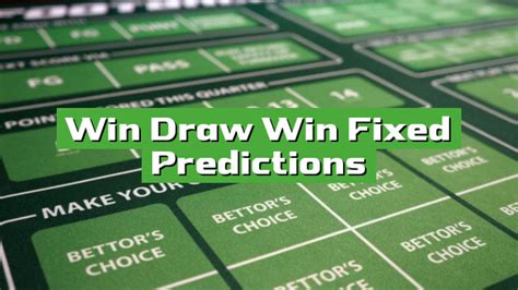 win draw win prediction.
